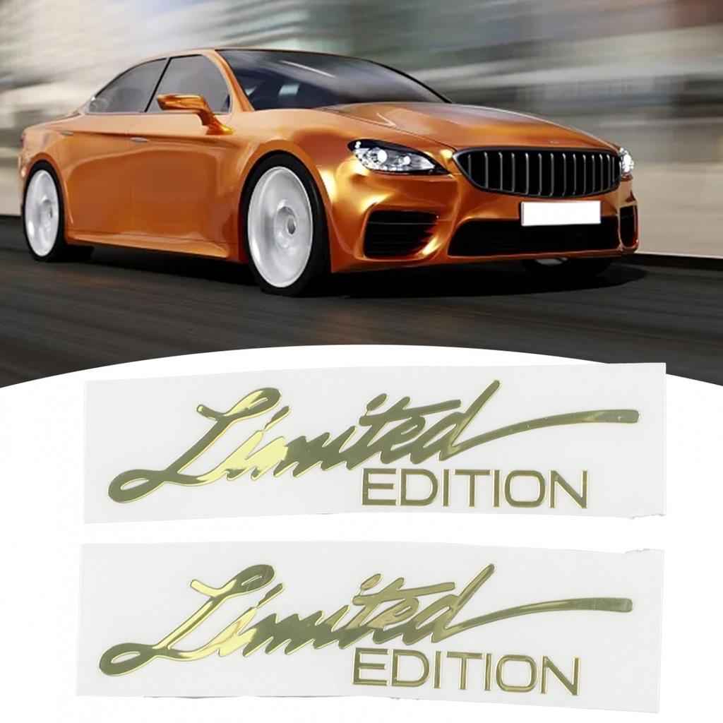 Gold Auto Emblem Aufkleber Stilvolle Fahrzeug 1.8*7,5 Cm 3D