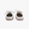 Cowhide version inner height increase 5cm fashionable outer wear half slippers trend one pedal white shoes without heel board shoes children