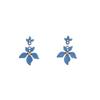 Silver Needle Spring New Small Fresh Flower Earrings High-end Forest Five-Petal Flower Stud Earrings Cute Holiday Earrings