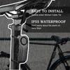 Wireless Bicycle Alarm Remote Control Waterproof Electric Motorcycle Scooter Bike Vibration Security Protection Anti Lost Alarms