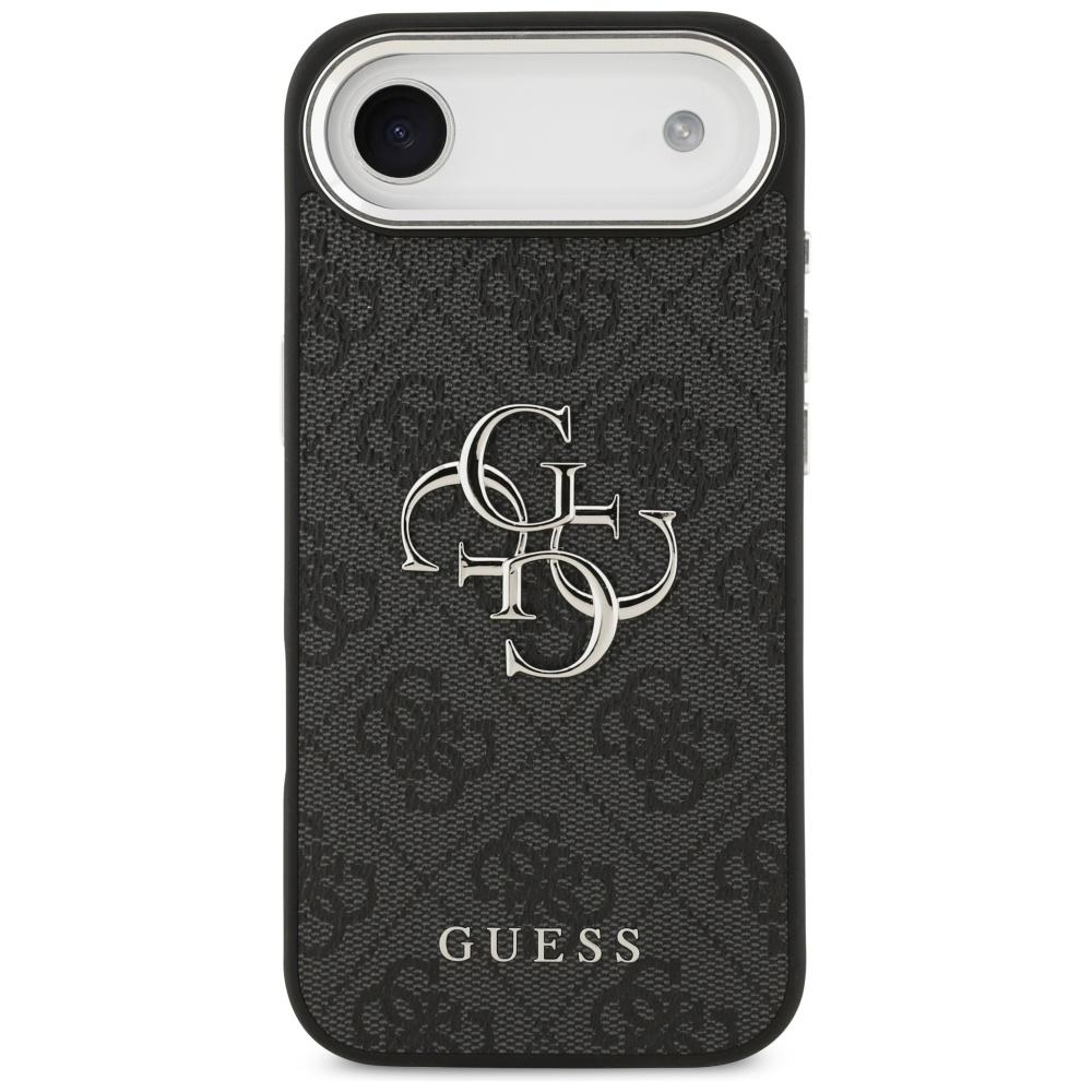Coque Guess 4G Big 4G Logo Classique pour iPhone Air Noir Argent