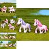 Adorable Unicorn Figurine For Micro Landscape And Fairy Garden Decor