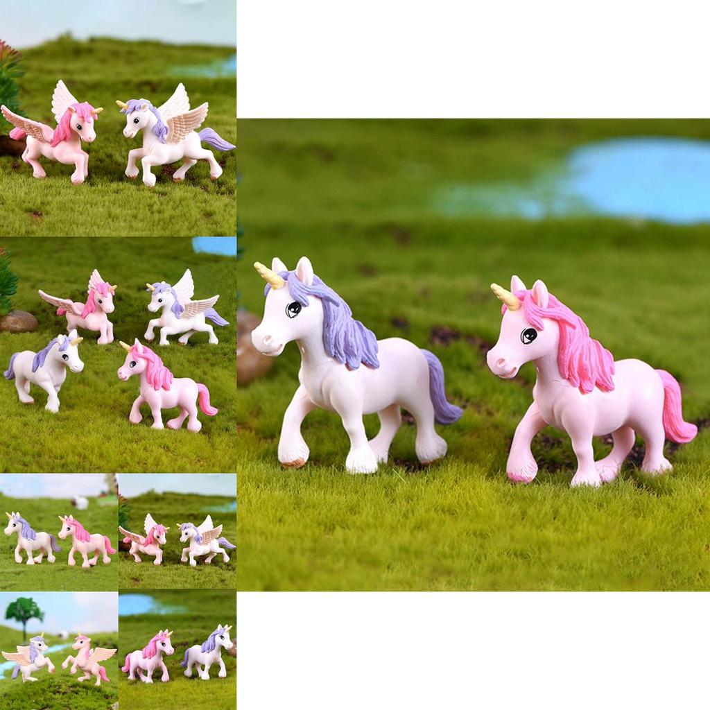 Adorable Unicorn Figurine For Micro Landscape And Fairy Garden Decor