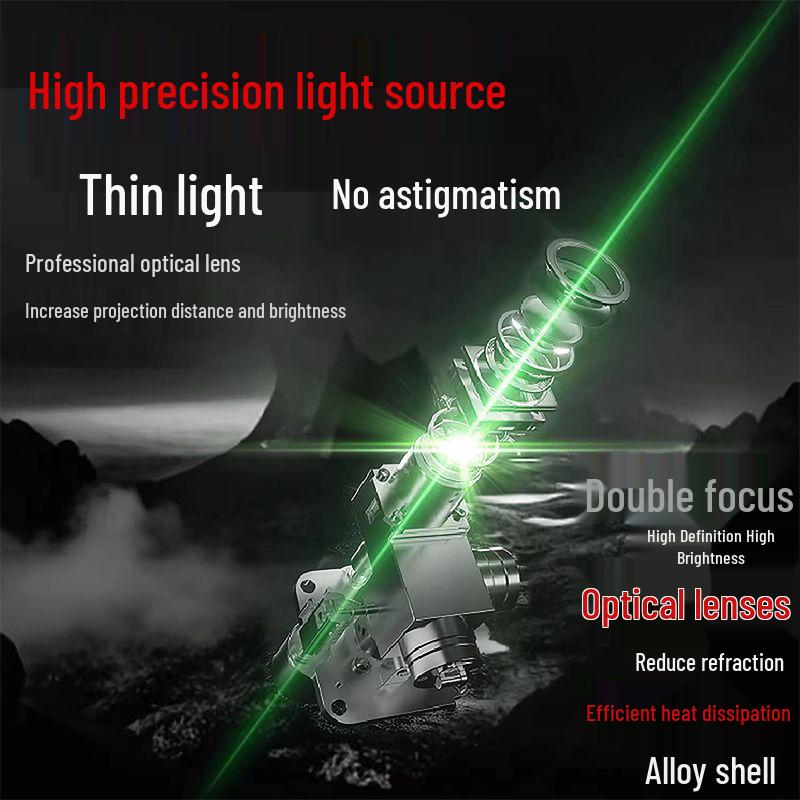 High-Precision Outdoor Green Laser Level - 2, 3, or 5 Lines with Infrared Automatic Leveling
