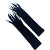 Halloween Long Witch Claw Gloves Sparkly Long Nails Cosplay Monster Demon Hand Sleeves Costume Party Performance Prop