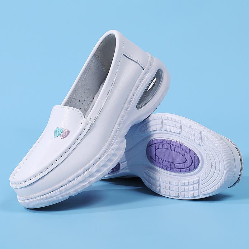 Autumn Fashion Women Slip on Platform Wedges Comfortable Non-slip Nurse Shoes Work Footwear Plus Size Shoes for Women 36-42