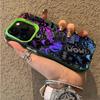 Fashion Graffiti Black Comic Style Phone Case For iPhone 16 16E 15 14 13 12 11 Pro Max 7 8 Plus XR XS Max Shockproof Back Cover