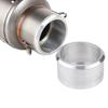 KIMISS Exhaust Reducer Sleeve 60mm Muffler Adapter Exhaust, 60mm to 51mm Exhaust Gasket Reducer