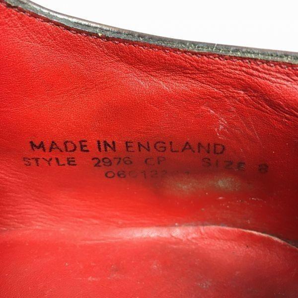 JEFFRY-WEST Made In England U-Tip Business Shoes Size 8 26.5 Brown Men’s(USED)
