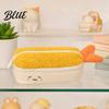 Fun Desk Organizer Fried Shrimp Tail Pencil Case Cute Plush Large Capacity Pouch