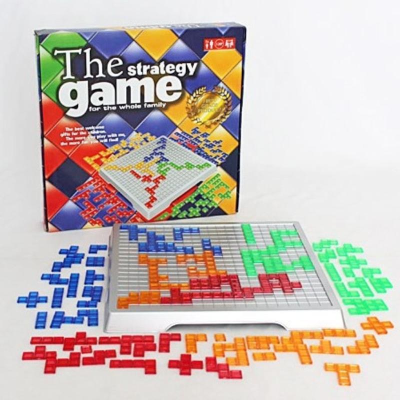 Intellectual Squares Puzzle Blokus Board Game English Version Party Games For Children Toy Kids Family Game 2/4 Player Set