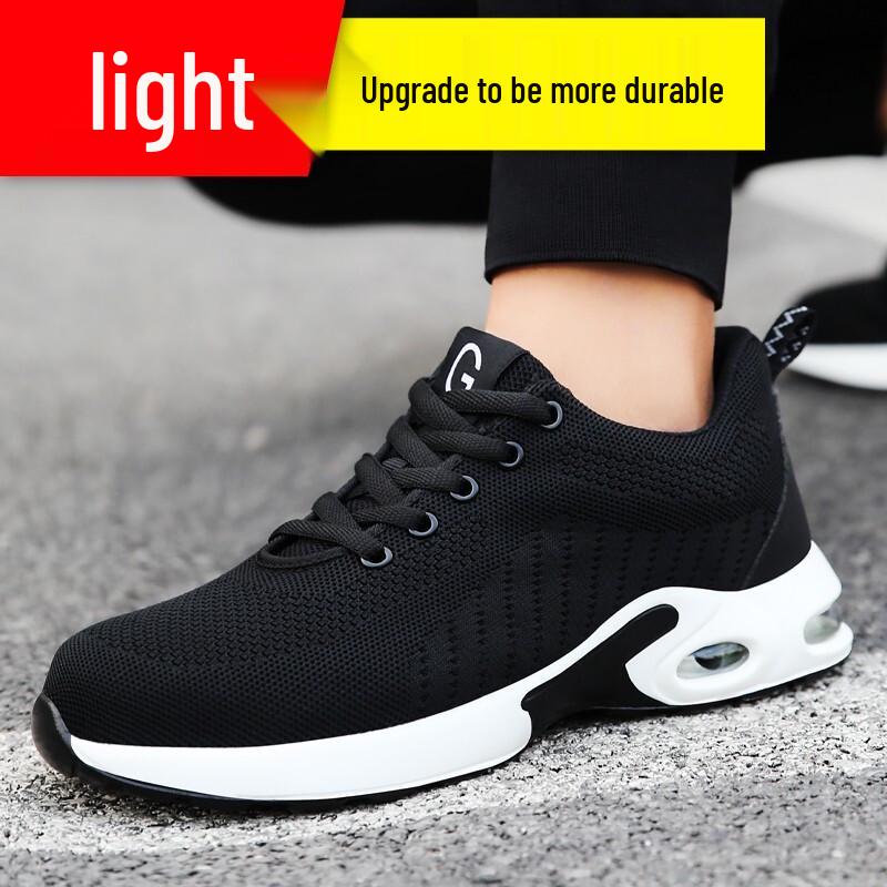 Jingtu Men s All-Season Breathable Steel Toe Safety Work Shoes 9191 43
