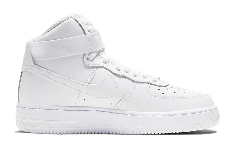 Nike Air Force 1 High LE GS 'Triple White'