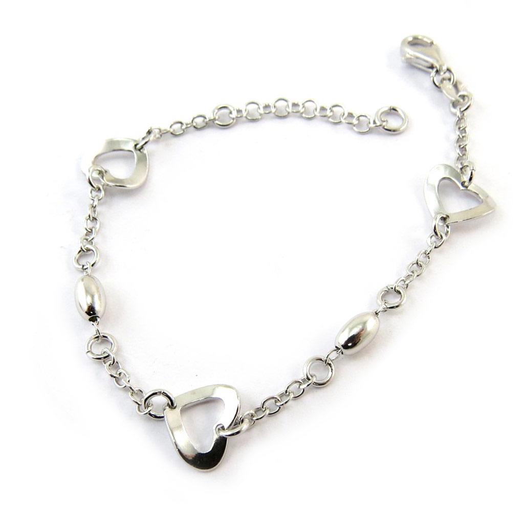 Les Trésors De Lily [N3772] - Silver Bracelet 'Love'