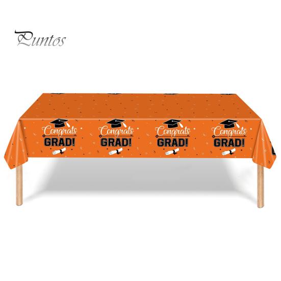 

2 шт. Одноразова скатертина. Скатертина для випускної вечірки. Пластикова водонепроникна скатертина для випускного. Декор. Кришки. Сувої. Конфетті. Приналежності для новорічної вечері. E