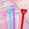 100pcs Cute Cartoon Neutral Pen Kawaii Writing Pen HB Drawing Wooden Pencils Student School Stationery Supplies Many Kinds of Cutie Lime Unicorn