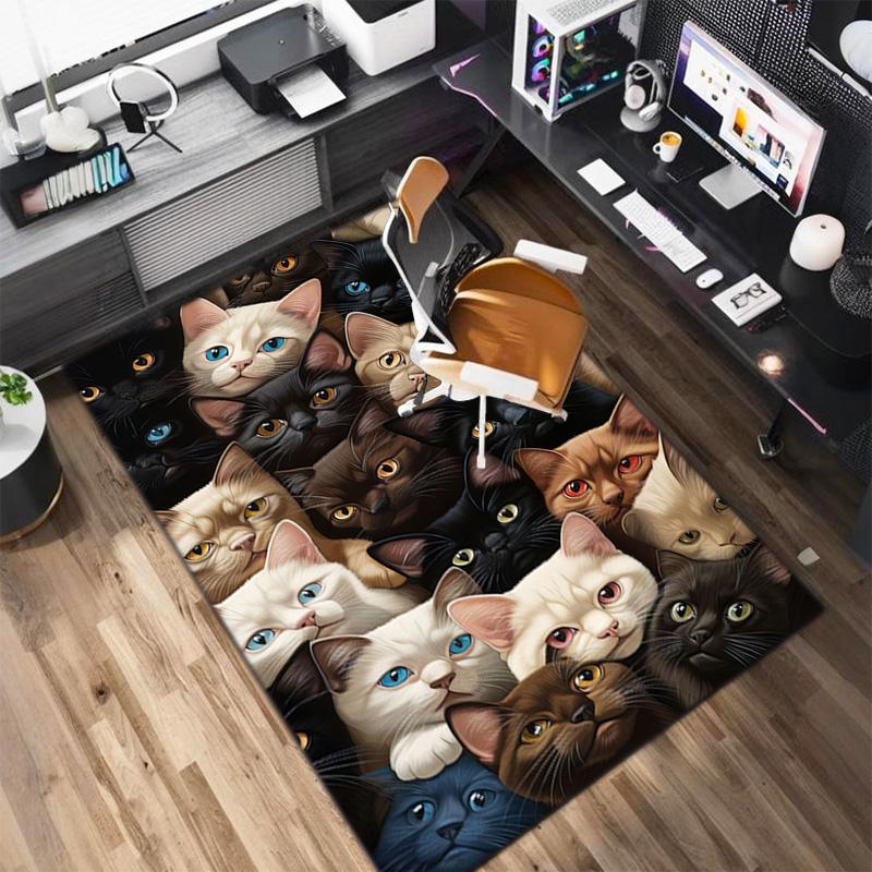 Wild Bears Mountainous Terrain Carpet Is Suitable For Living Room And Bedroom Doormats Office Balcony Decorative Carpet A6