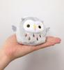 Toridango Bird Plush Toy Set of 3 Types (Owl, Snowy Owl, Horned Owl)