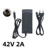 1 Conjunto Carregador Universal 42V 2A Adaptador Carregador de Bateria Para Es1 Es2 Es4 E22 E25 F40 F20 M365 1S Pro Pro2 Para Ninebot