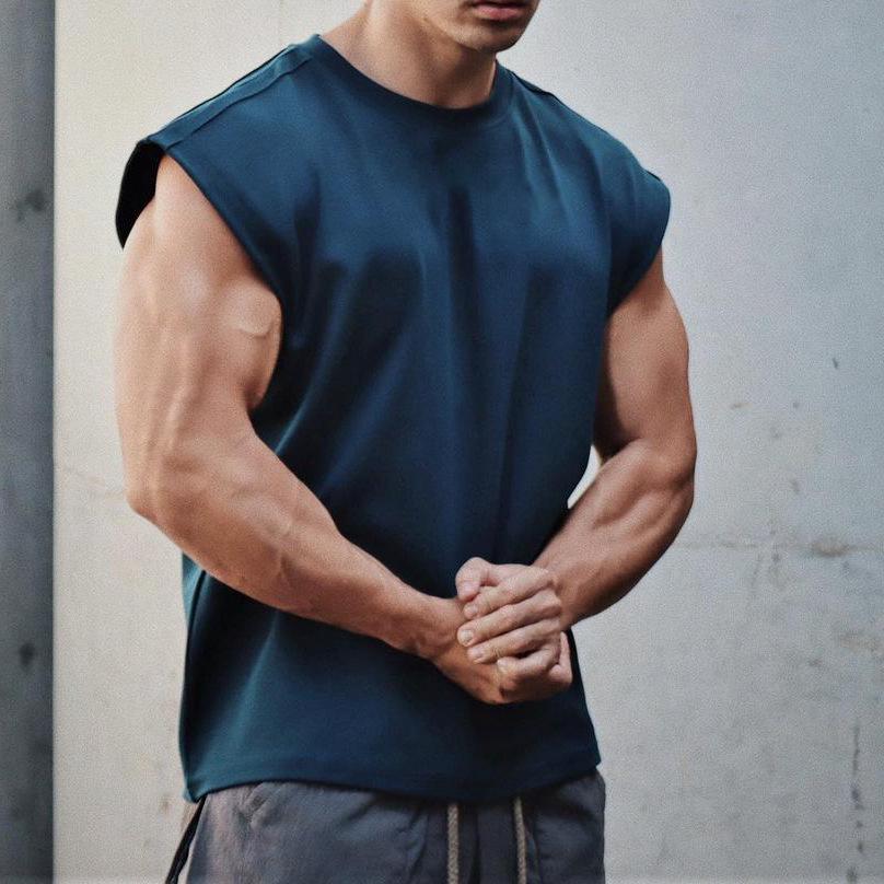 Muscle Brothers Men's All-Cotton Moisture-Wicking Sports Tank Top