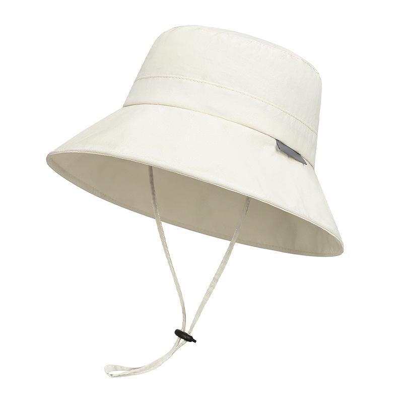 New Waterproof Reflective Bucket Hats For Women Men Outdoor Drawstring Cap Panama Sunhat Hiking Fishing Hat Fisherman Caps