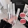 Kakashow Double-Ended Lip Glaze: Matte & Glossy Lipstick Raincoat - Non-Stick, Fade-Resistant Shine for Women.