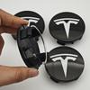 ANC1 4pcs 56mm ABS Black White Tesla Model 3 Wheel Center Caps for Tesla Original Hub Caps Model 3 Model Y Model S X Auto Accessories