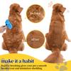 Self cleaning Pet Slicker Brush Plastic12cmWide One Button Hair Release for Dog Cat Shedding Floating Fur Home Grooming Supplies