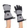 One Pair Electric Heated Gloves Smart Waterproof Unisex One Size Electric Heating Mitten for Outdoor Winter Skiing