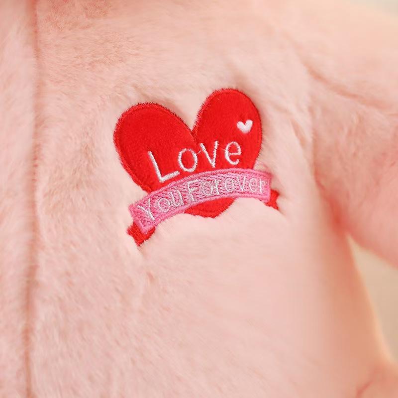 Cute Little Bear Doll Plush Toy Mumu Bear Ranran Rabbit Doll Birthday Gift Sleeping Doll Gift