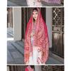 Women S Ethnic Jacquard Paisley Travel Scarf Thick Long Air Conditioning Shawl