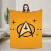 Soft Warm Blanket Travel Office S-Star T-Trek Ship Movie Throw Blanket Flannel Bedspread For Living Room Print Sofa Bed Cover