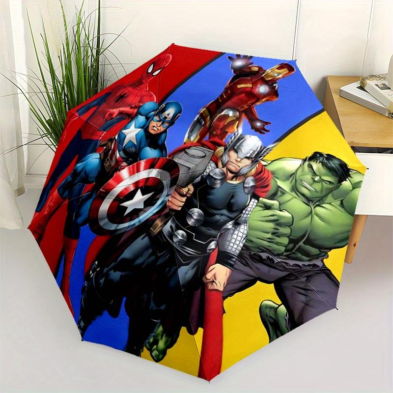 1pc Avengers Automatic Folding Umbrella, 8-Rib Portable & Foldable Design, All-Season Use, Highqualityy0722059