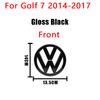1Pcs VW 3D Car Cover Front Grille Badge Rear Trunk Emblem Decals Accessories For Volkswagen Golf 7 7.5 MK7 MK7.5 GTI R Rline GTD