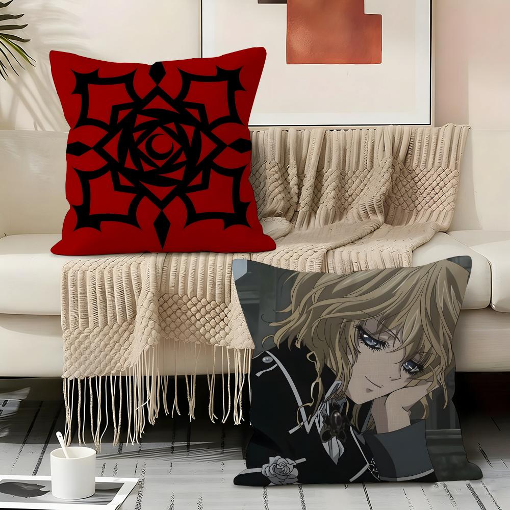 V-Vampire Anime Knight Pillow Case Pillowcase, Double-Sided Printed, Sofa Cushion, Bedroom Headboard Pillow