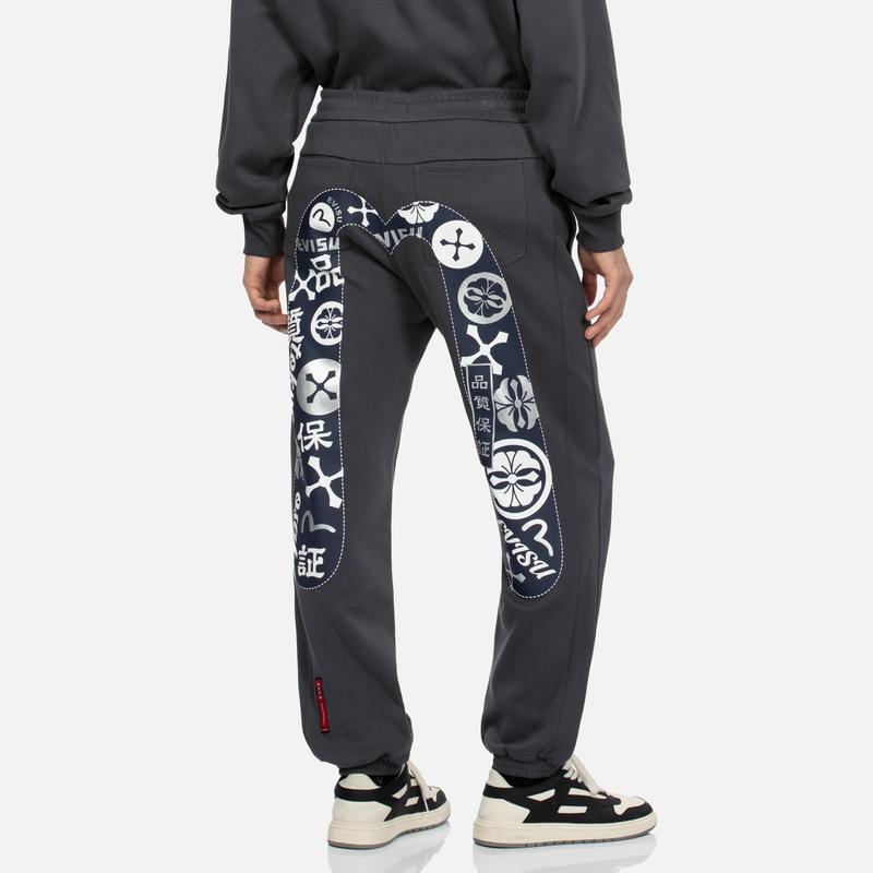 EVISU Casual Pants Men's Moderate Sweatpants 2EAHTM3SP7072STCN