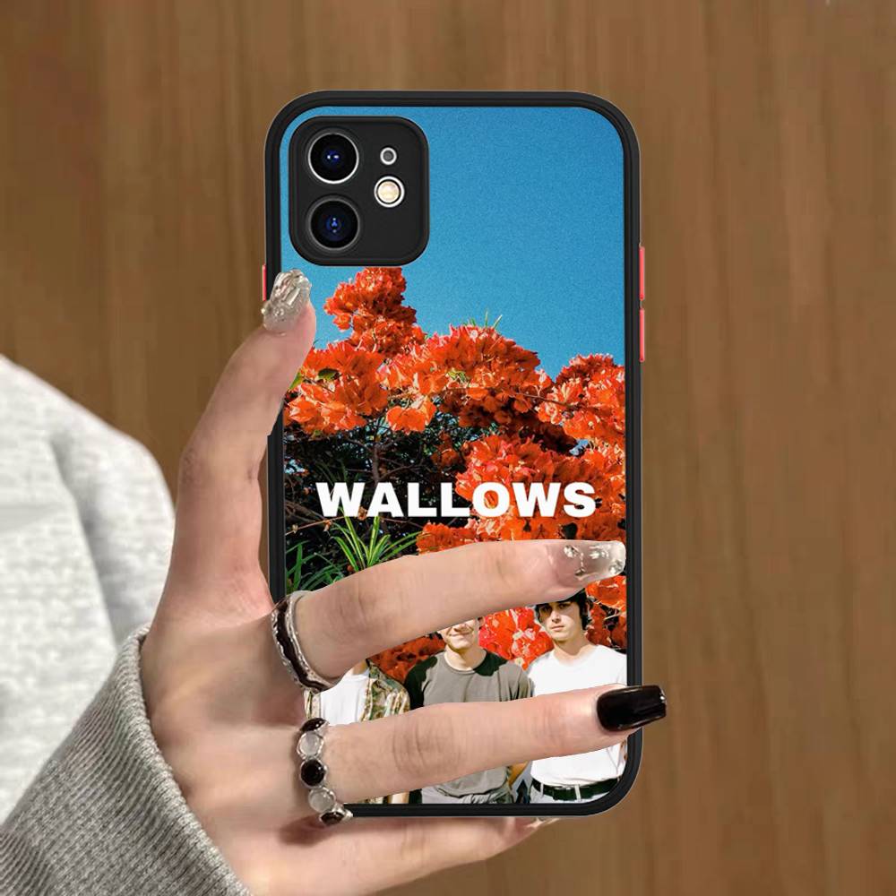 

Indie Rock Wallows Band Phone Cases For IPhone 16 15 14 Plus 13 12 11 Pro Max Matte Oft Bumper Phone Cover iphone 15 plus