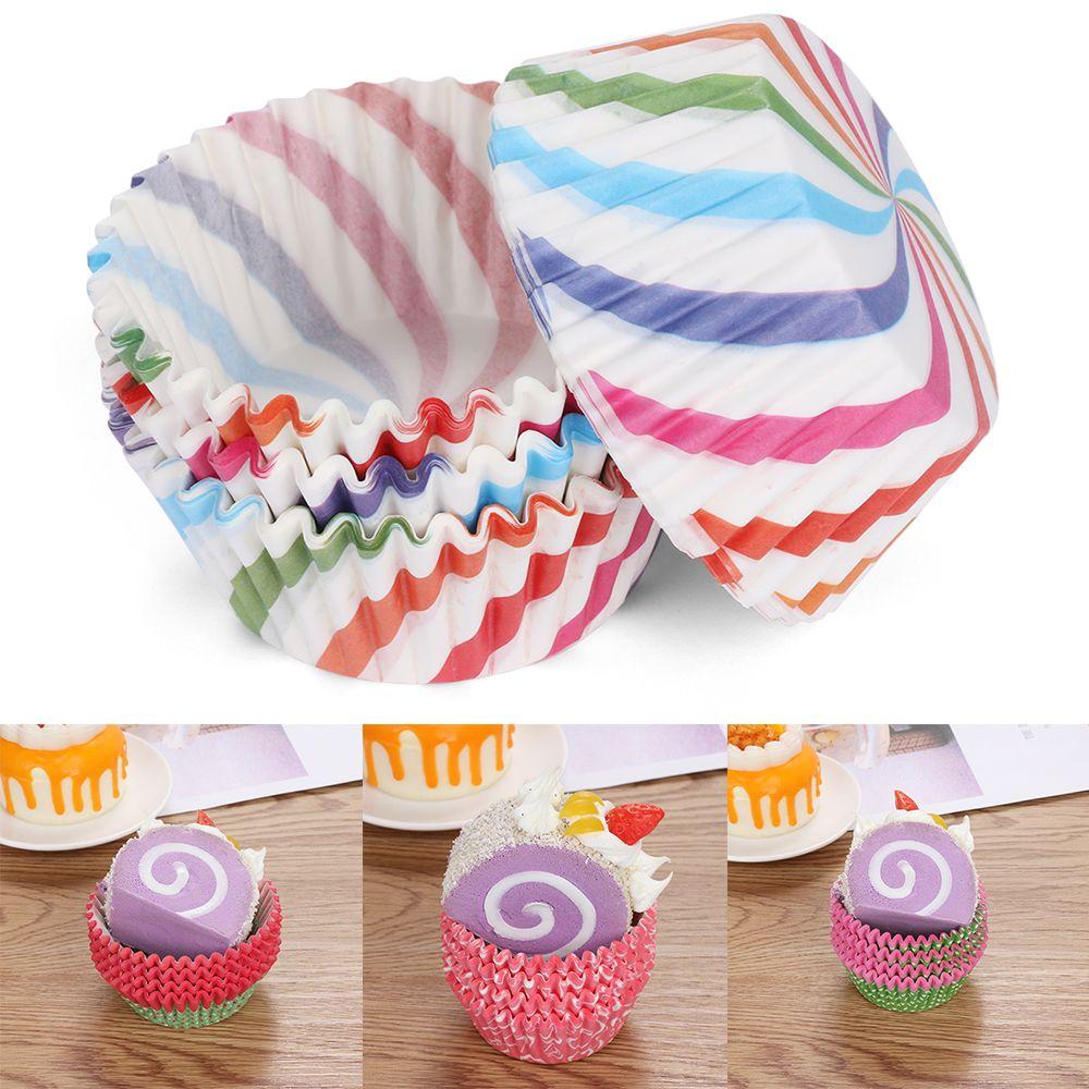 & Kitchen Liner Pastry Tools Cake Paper Cups Muffin Cases Cupcake Wrappers Santa Claus Christmas