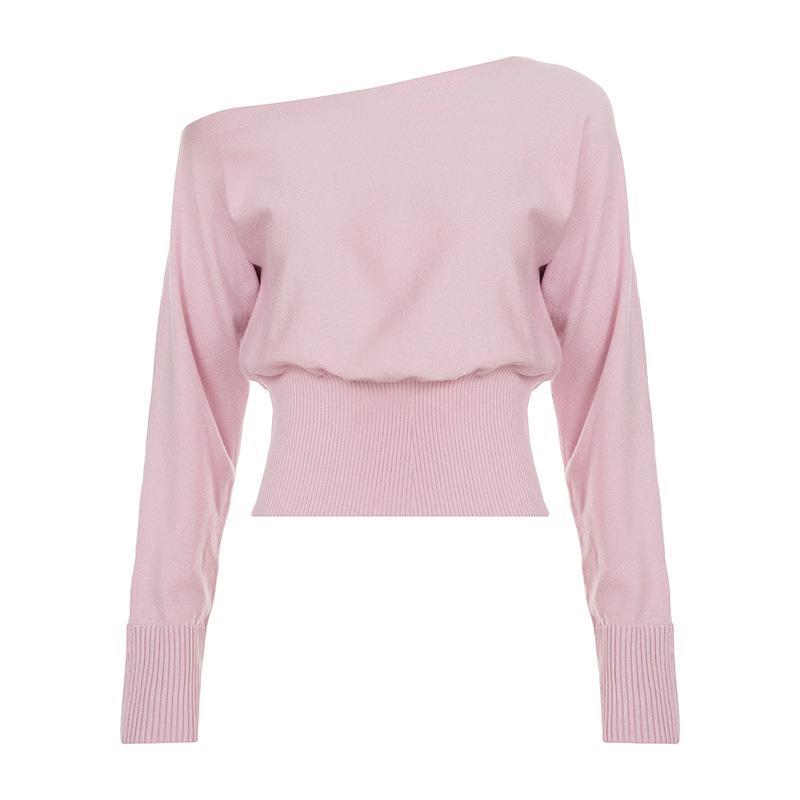 European Off-Shoulder Slimming Sweater: Sexy, Versatile, Loose-Fit Top