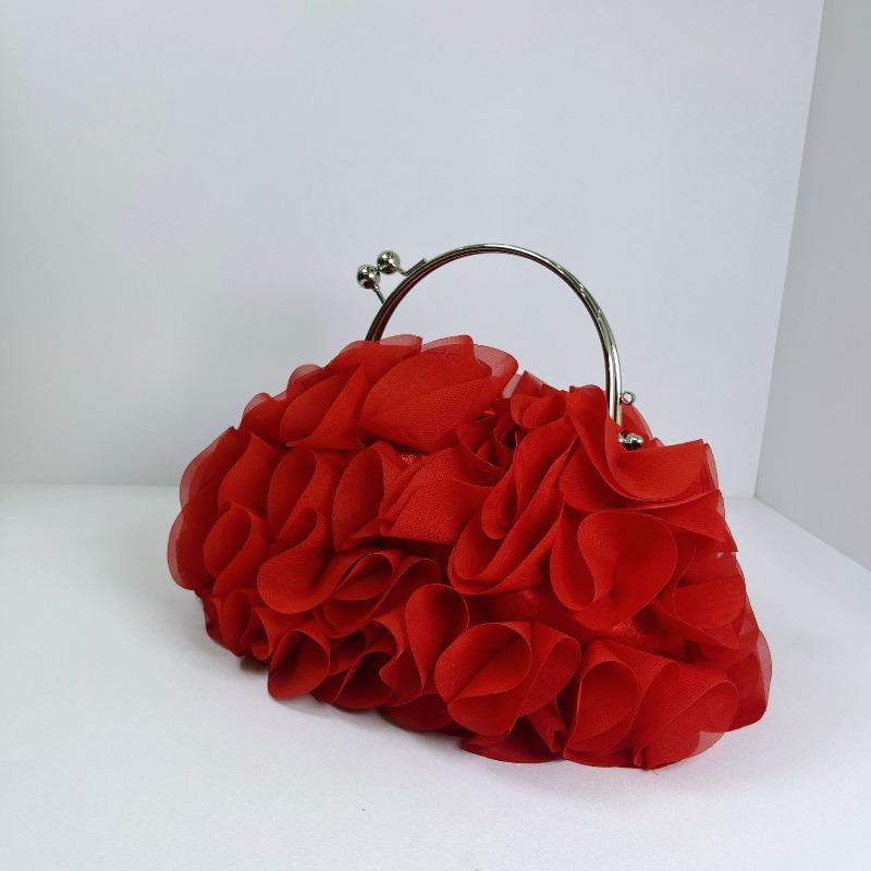 New temperament lady flower lady dinner handbag wedding banquet cheongsam with clutch bag summer