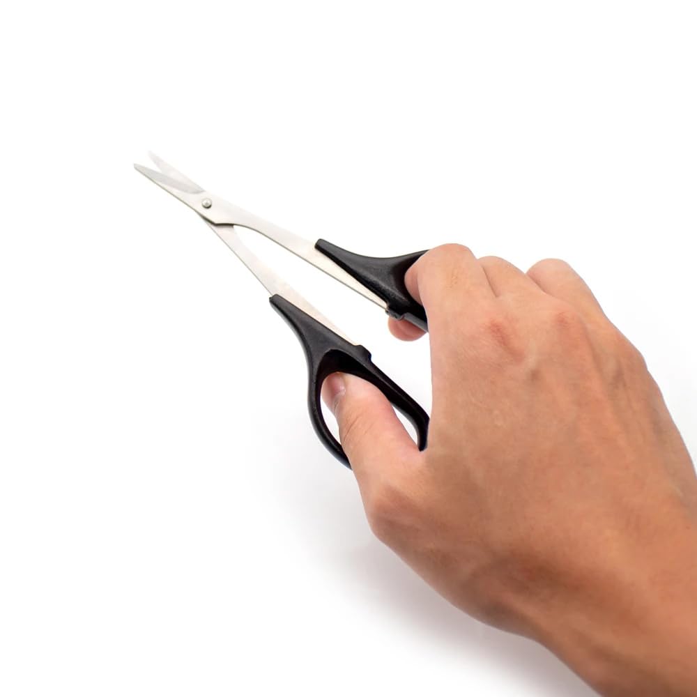 Jieotwice Table Tennis Rubber Cutting Bent Sharp 3CR13 Stainless Steel Blade Professional Sticky Racket Tool Scissors, 30° Cutter,