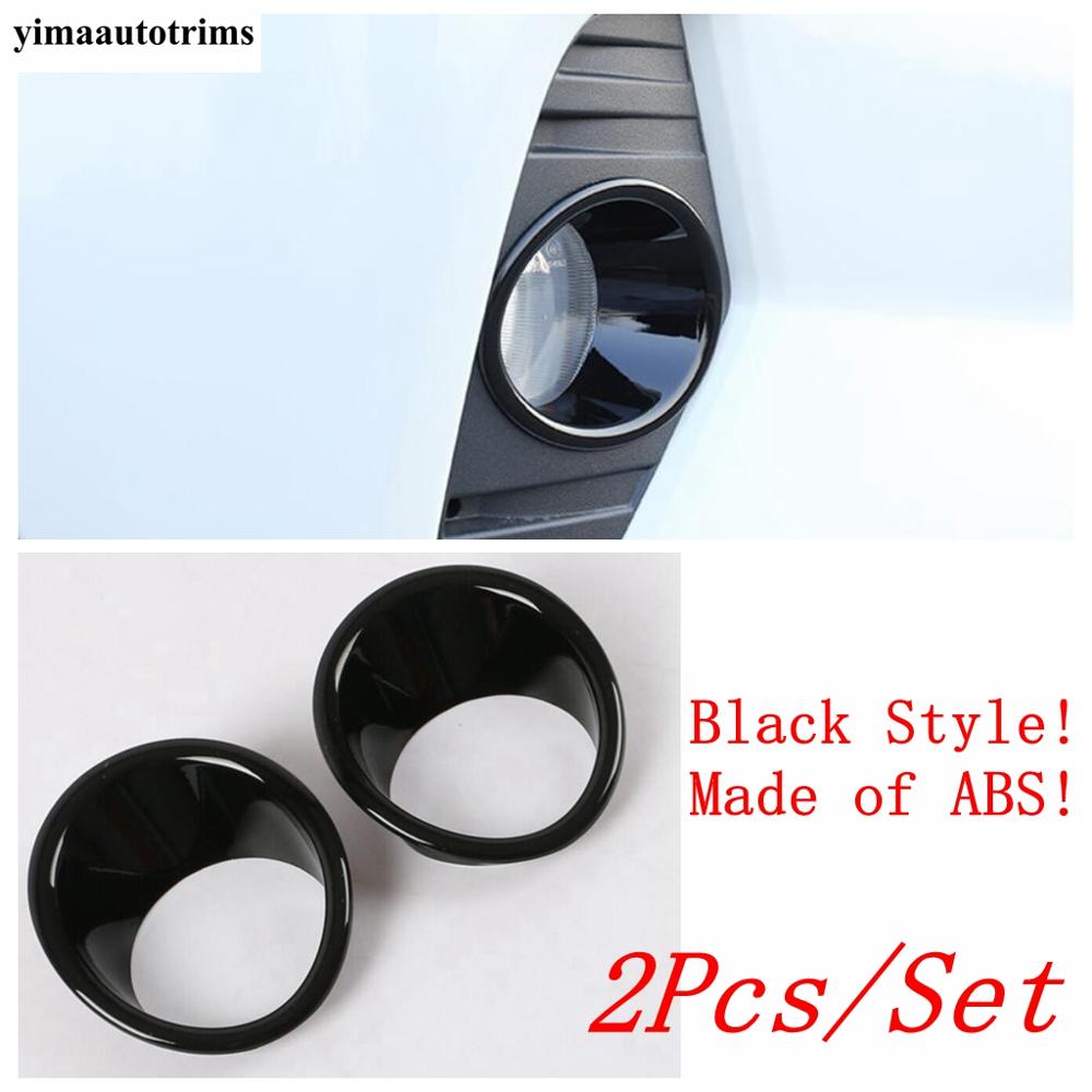 

Car Front Bumper Fog Lights Lamps Ring Circle Cover Trim ABS Chrome Accessories Exterior For TOYOTA RAV4 RAV 4 XA50 - 2024 Black Style