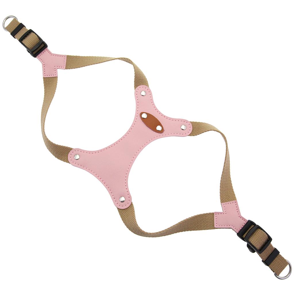 New Soft Leather Dog Vest Harness and Leash Set for Small Medium Dogs - Comfortable Escape-Proof Pet Harness Vest