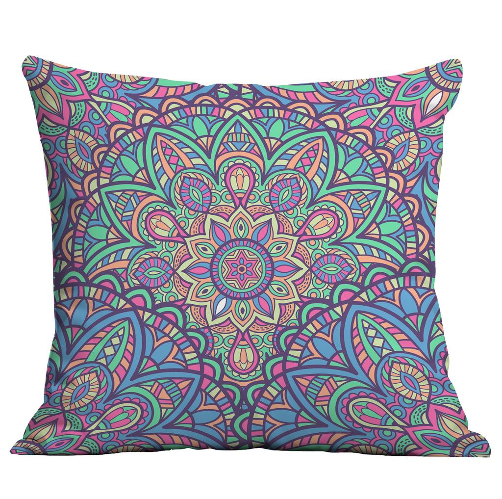 Ethnic Style Mandala Pillowcase New Style Painted Geometric Art Abstract Home Decoration Pillow Cushion Cover