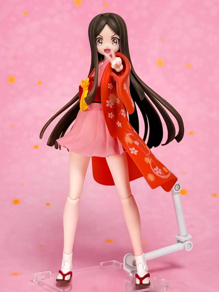PM Office A (PLUM) Plafia Suwa-hime Project Suwa-hime Mini Figure Bundle Set Approx. 135mm Non-Scale Pre-Colored Plastic Model Assembly Kit PP281