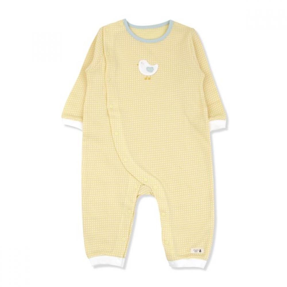 Organicmom Check Duck Long Sleeve Jumpsuit Mhslqe03 No. 80