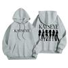 Unisex Lightweight Long-Sleeve Printed Hooded Pullover Sweatshirt