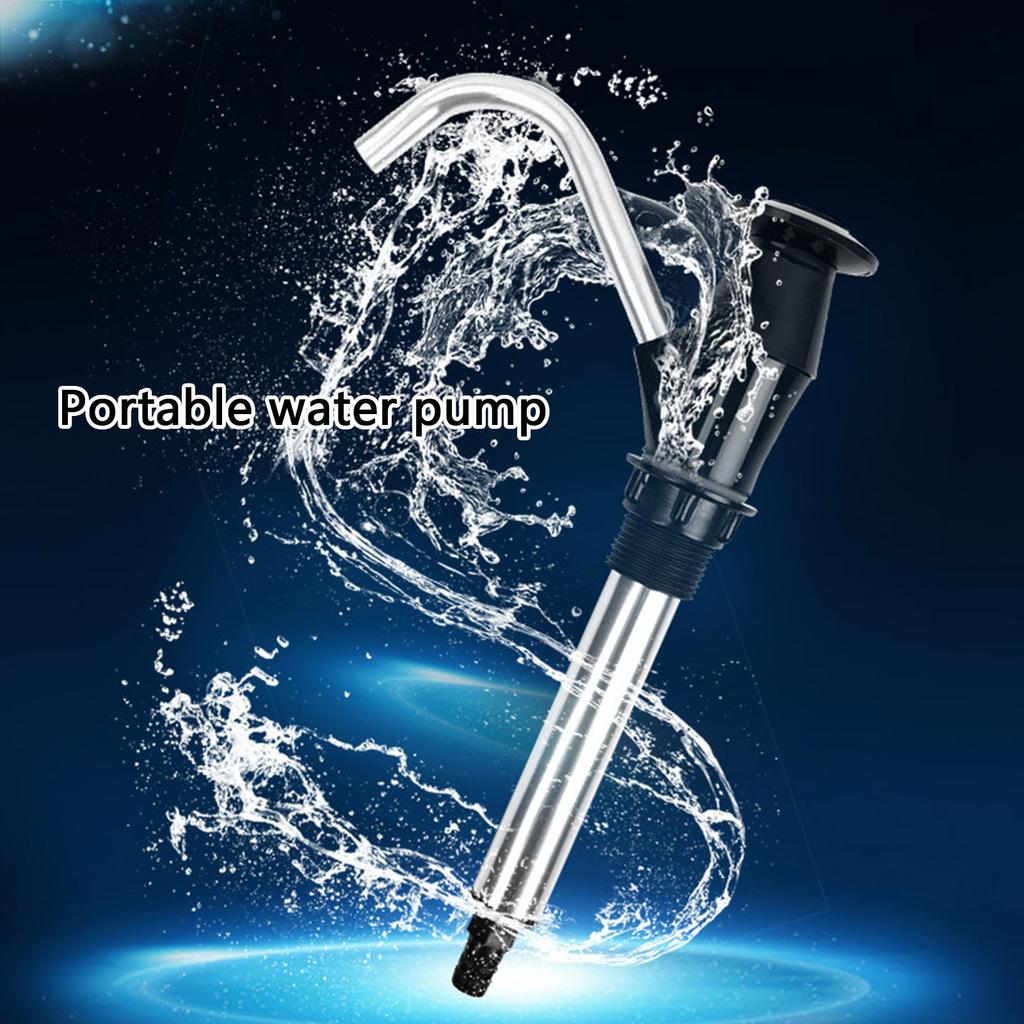 Ručně ovládaná karavanová dřezová vodní pumpa s dvojčinným mechanismem, kuchyňská pumpa pro kempingové přívěsy, obytné vozy a pracovní vozidla