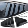 For Hyundai Elantra 2017- Car Rear Louver Window Side Shutter Cover Trim Sticker Vent Scoop ABS Carbon Fiber Accessories
