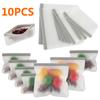 10Pcs Sealing Food Storage Bags Extra Thick Seal Freezer Bag Zipper Food Pouch Sandwich Bags Reusable Kitchen Travel Picnic